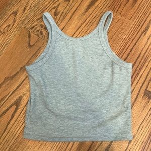 Grey Crop Top
